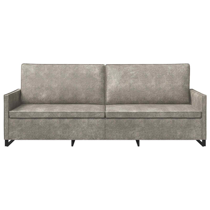 Sofă cu 3 locuri Gri deschis 220 x 81 x 82 cm WALTI