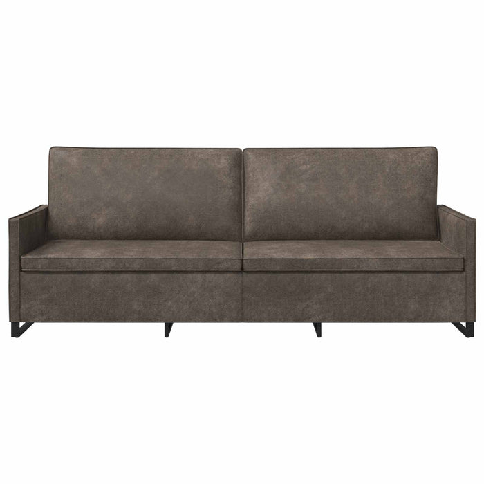 Sofă cu 3 locuri Gri închis 220 x 81 x 82 cm WALTI