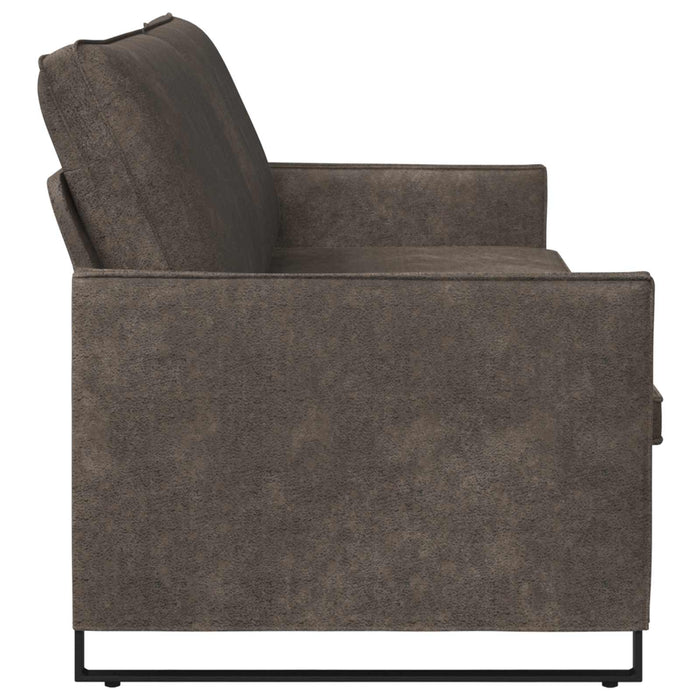 Sofă cu 3 locuri Gri închis 220 x 81 x 82 cm WALTI