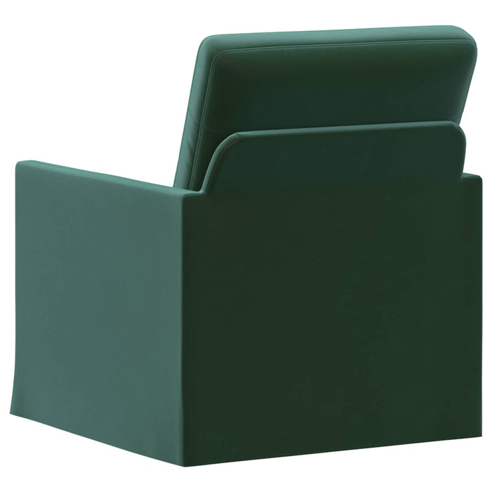 Fotoliu Verde închis 70 x 81 x 82 cm Catifea WALTI