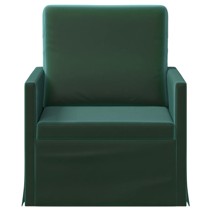 Fotoliu Verde închis 70 x 81 x 82 cm Catifea WALTI