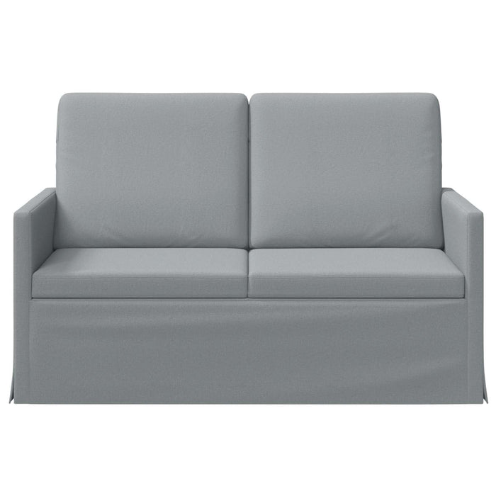 Canapea cu 2 locuri Gri deschis 130 x 81 x 82 cm Țesătură WALTI