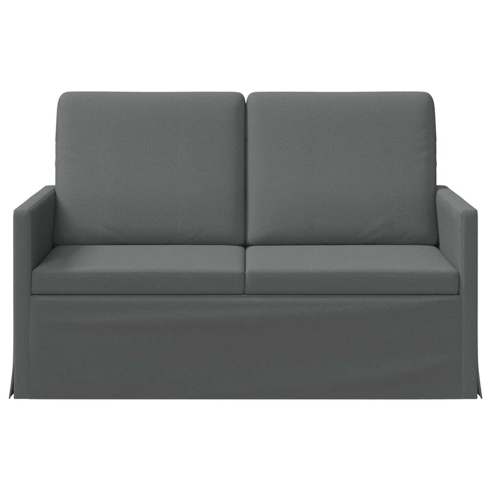 Canapea cu 2 locuri Gri închis 130 x 81 x 82 cm Țesătură WALTI