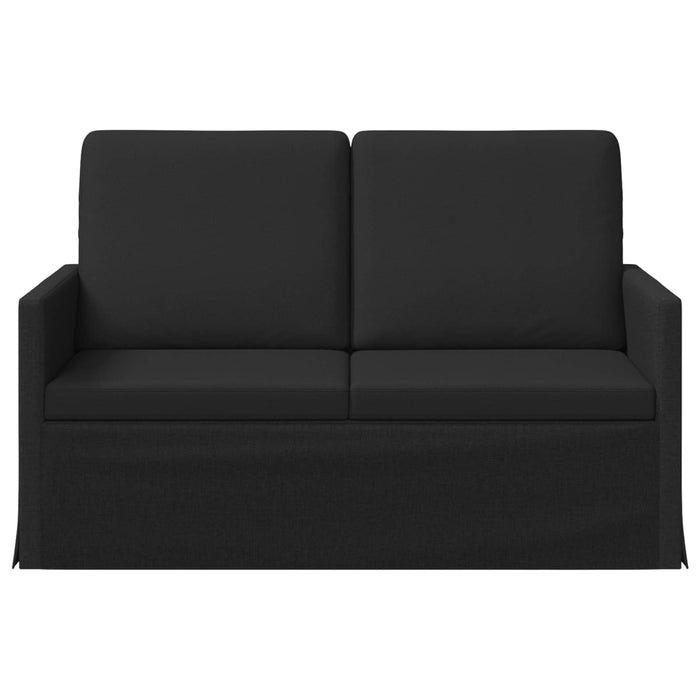 Canapea cu 2 locuri Negru 130 x 81 x 82 cm Țesătură WALTI