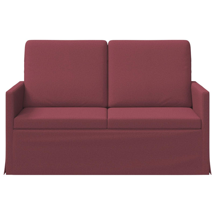 Canapea cu 2 locuri Roșu Vin 130 x 81 x 82 cm Țesătură WALTI