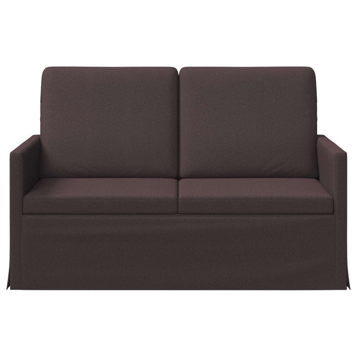 Canapea cu 2 locuri Maro închis 130 x 81 x 82 cm Țesătură WALTI