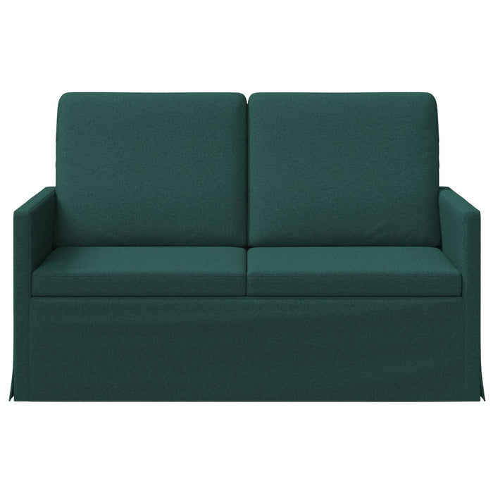 Canapea cu 2 locuri Verde închis 130 x 81 x 82 cm Țesătură WALTI