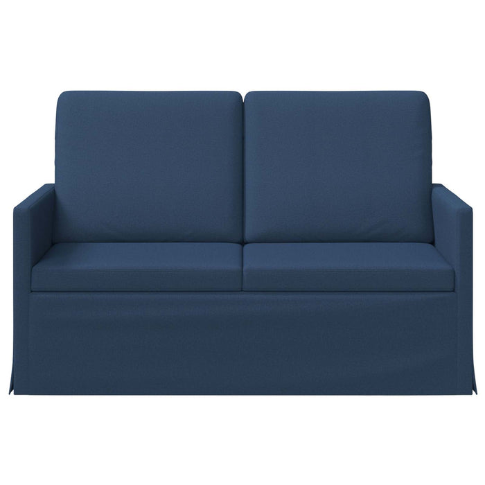 Canapea cu 2 locuri albastru 130 x 81 x 82 cm Țesătură WALTI