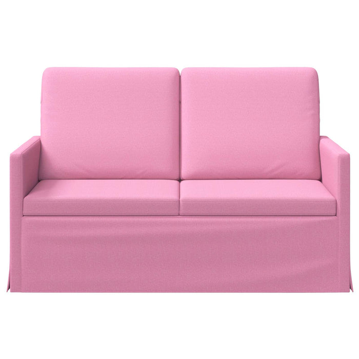 Canapea cu 2 locuri Roz 130 x 81 x 82 cm Țesătură WALTI