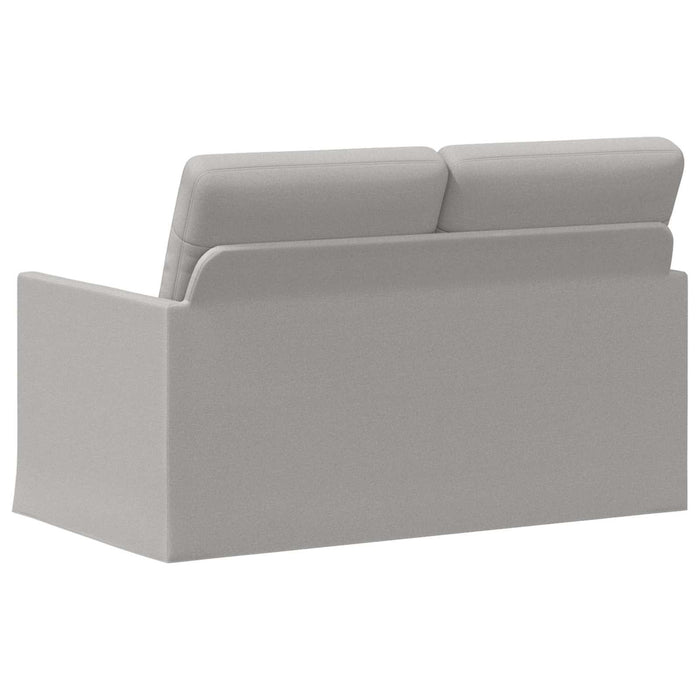 Canapea cu 2 locuri Gri nori 130 x 81 x 82 cm Țesătură WALTI