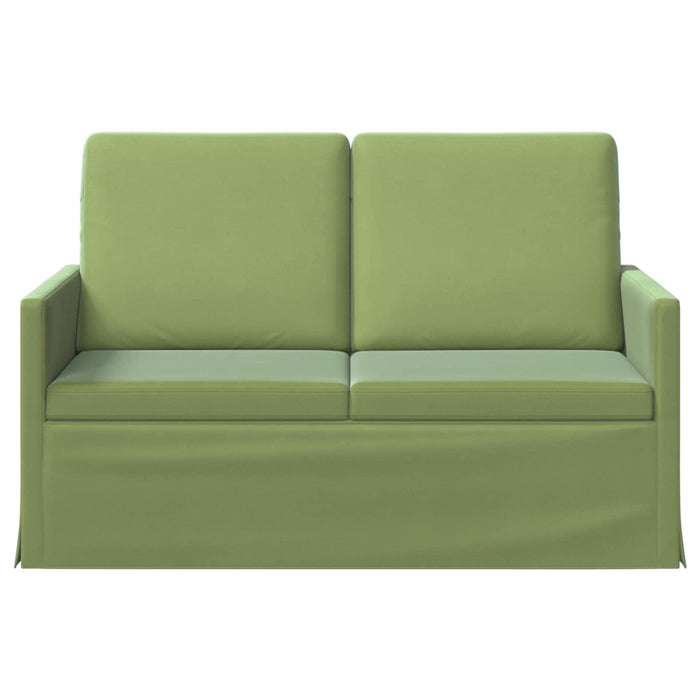 Canapea cu 2 locuri Verde deschis 130 x 81 x 82 cm Catifea WALTI