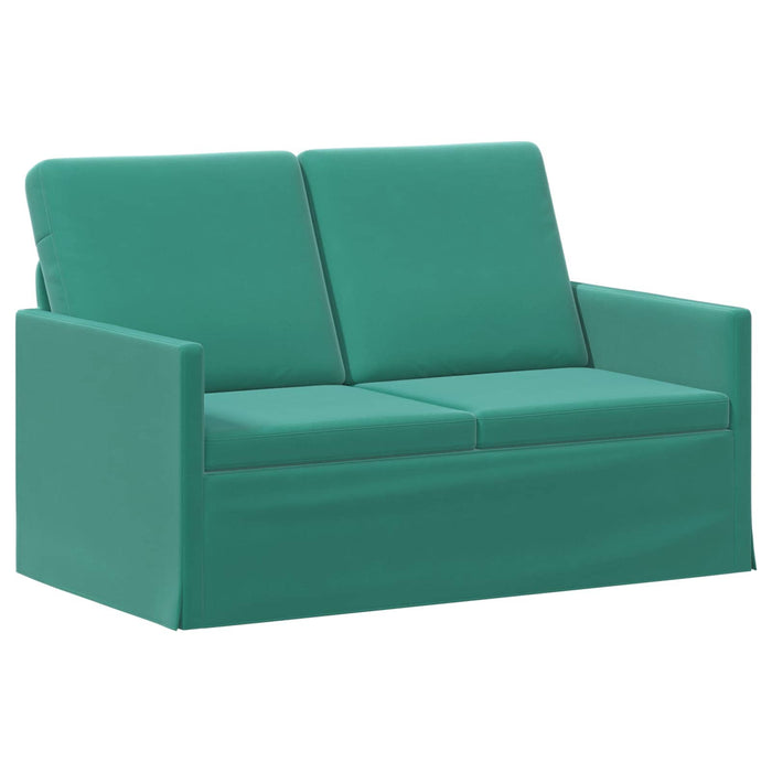 Canapea cu 2 locuri Turcoaz 130 x 81 x 82 cm Catifea WALTI