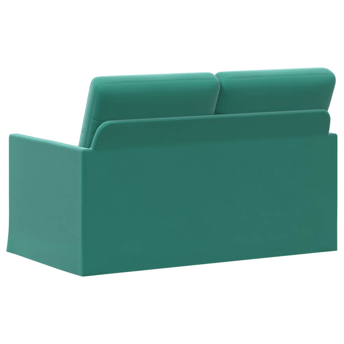 Canapea cu 2 locuri Turcoaz 130 x 81 x 82 cm Catifea WALTI