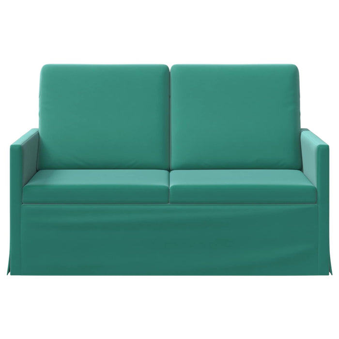 Canapea cu 2 locuri Turcoaz 130 x 81 x 82 cm Catifea WALTI