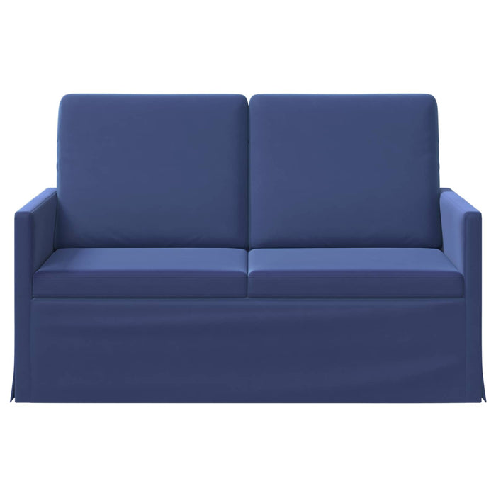 Canapea cu 2 locuri Albastru Poliție 130 x 81 x 82 cm Catifea WALTI