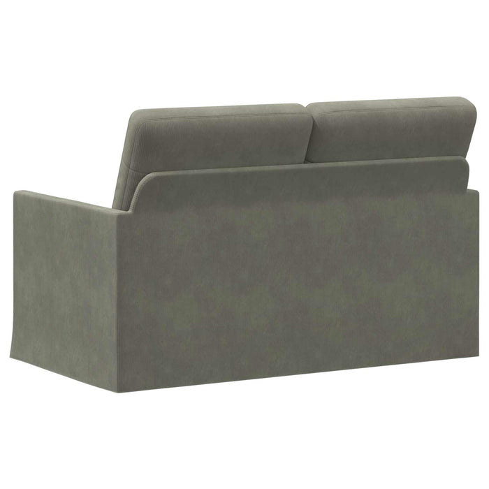 Canapea cu 2 locuri Gri deschis 130 x 81 x 82 cm WALTI
