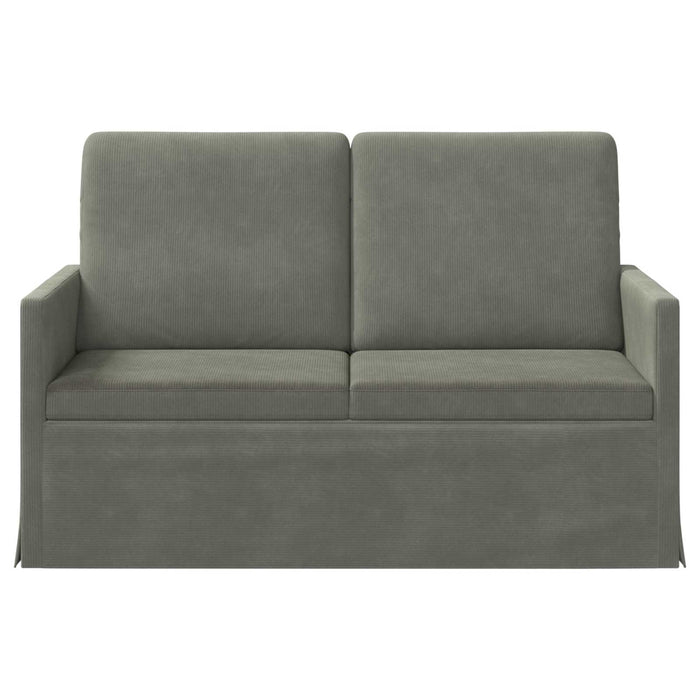 Canapea cu 2 locuri Gri deschis 130 x 81 x 82 cm WALTI