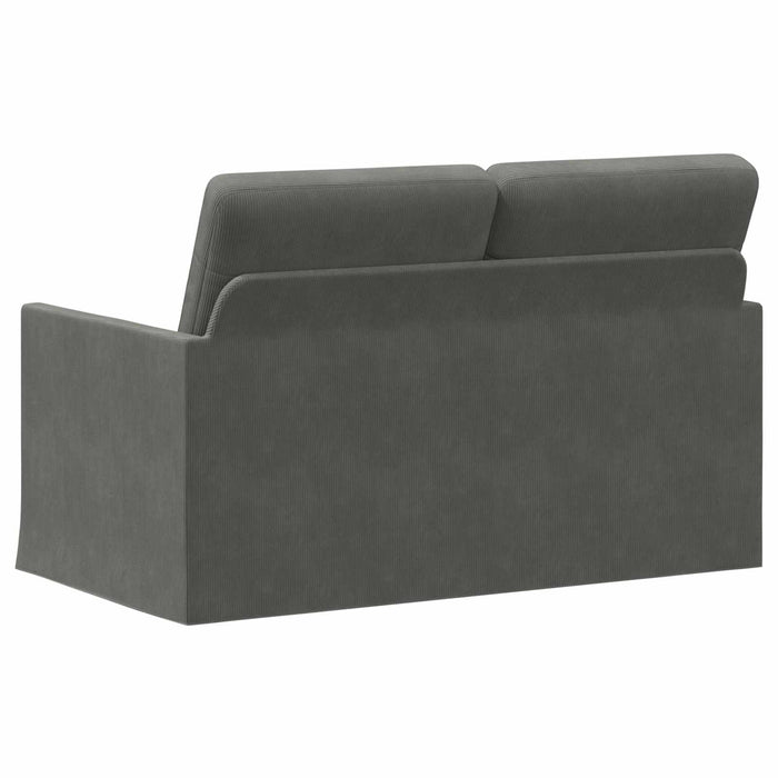 Canapea cu 2 locuri Gri închis 130 x 81 x 82 cm WALTI