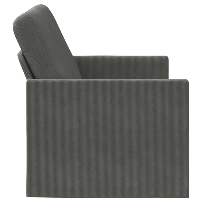 Canapea cu 2 locuri Gri închis 130 x 81 x 82 cm WALTI