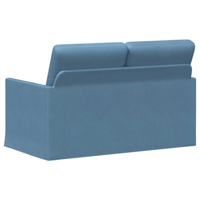 Canapea cu 2 locuri albastru 130 x 81 x 82 cm WALTI