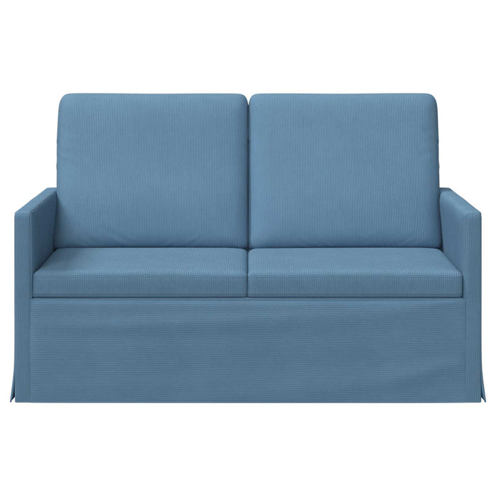 Canapea cu 2 locuri albastru 130 x 81 x 82 cm WALTI