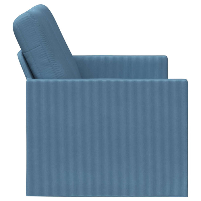 Canapea cu 2 locuri albastru 130 x 81 x 82 cm WALTI