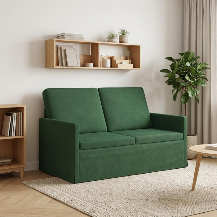 Canapea cu 2 locuri Verde Junglă 130 x 81 x 82 cm WALTI