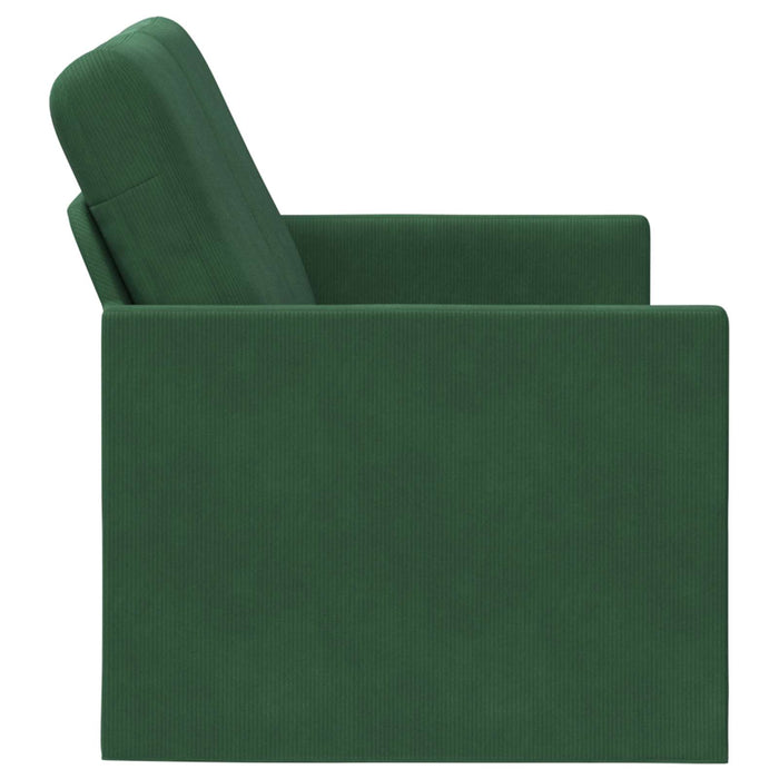 Canapea cu 2 locuri Verde Junglă 130 x 81 x 82 cm WALTI