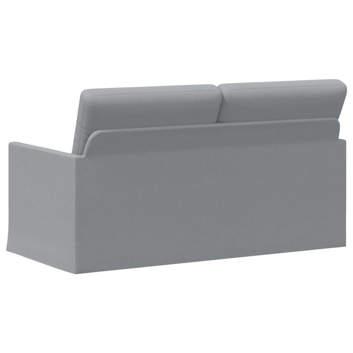 Canapea cu 2 locuri Gri deschis 150 x 81 x 82 cm Țesătură WALTI