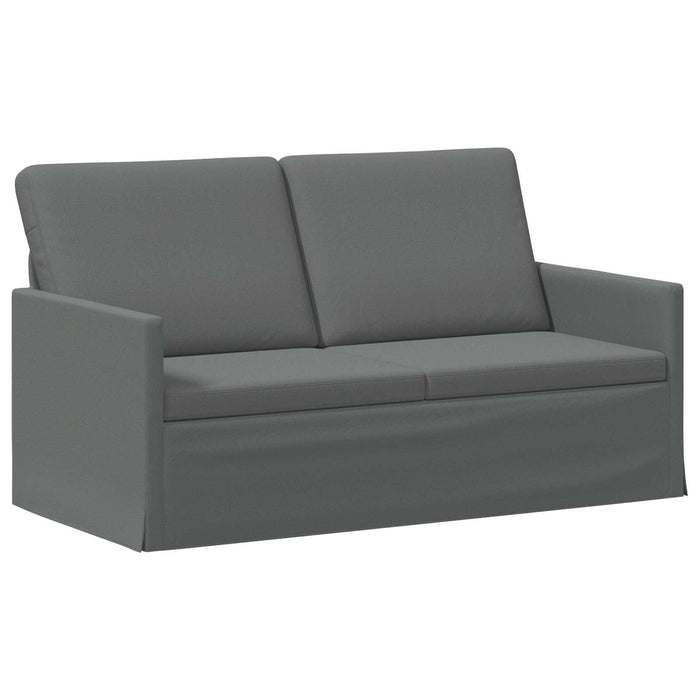 Canapea cu 2 locuri Gri închis 150 x 81 x 82 cm Țesătură WALTI