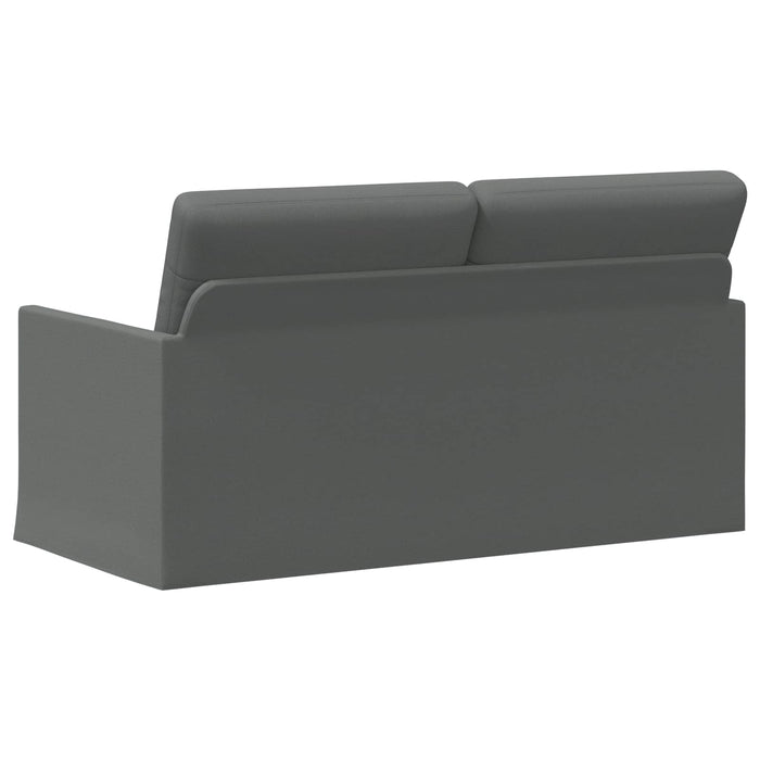 Canapea cu 2 locuri Gri închis 150 x 81 x 82 cm Țesătură WALTI