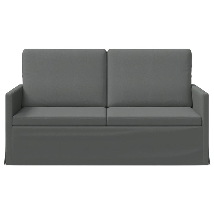 Canapea cu 2 locuri Gri închis 150 x 81 x 82 cm Țesătură WALTI