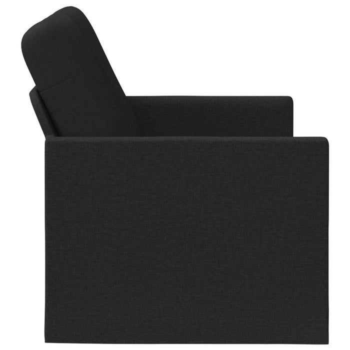 Canapea cu 2 locuri Negru 150 x 81 x 82 cm Țesătură WALTI