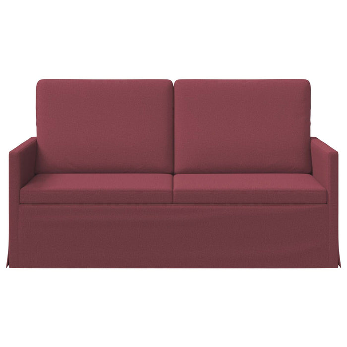 Canapea cu 2 locuri Roșu Vin 150 x 81 x 82 cm Țesătură WALTI