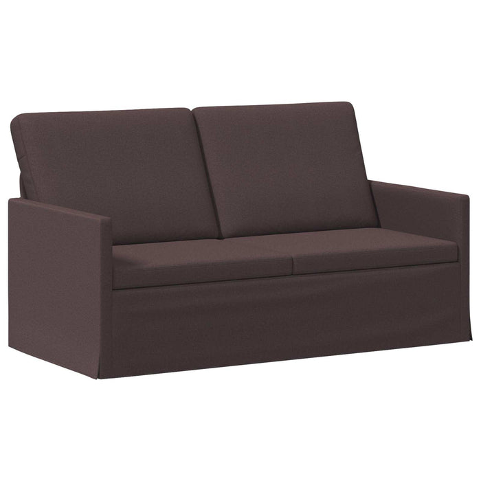 Canapea cu 2 locuri Maro închis 150 x 81 x 82 cm Țesătură WALTI
