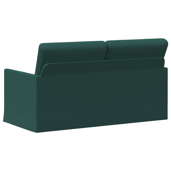 Canapea cu 2 locuri Verde închis 150 x 81 x 82 cm Țesătură WALTI