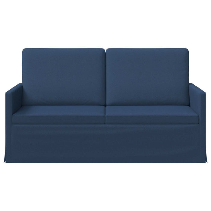 Canapea cu 2 locuri albastru 150 x 81 x 82 cm Țesătură WALTI
