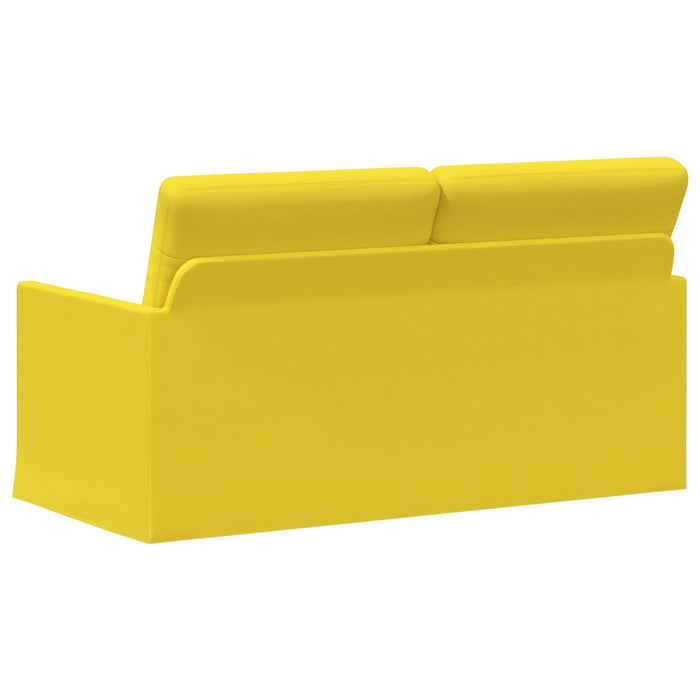 Canapea cu 2 locuri Galben Deschis 150 x 81 x 82 cm Țesătură WALTI
