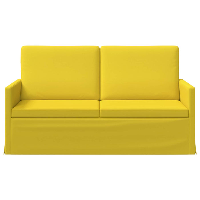 Canapea cu 2 locuri Galben Deschis 150 x 81 x 82 cm Țesătură WALTI