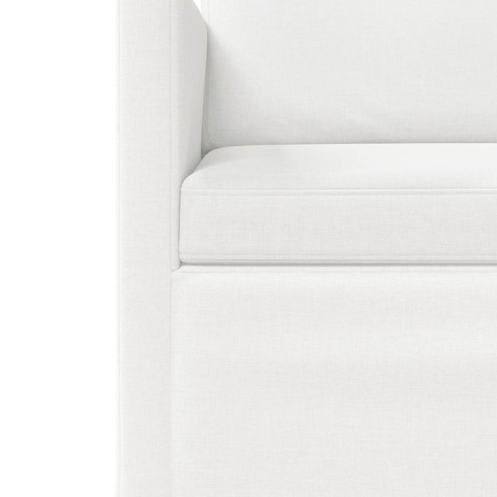Canapea cu 2 locuri Alb 150 x 81 x 82 cm Țesătură WALTI