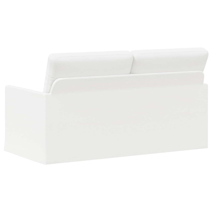 Canapea cu 2 locuri Alb 150 x 81 x 82 cm Țesătură WALTI