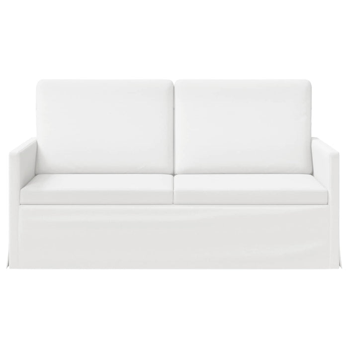 Canapea cu 2 locuri Alb 150 x 81 x 82 cm Țesătură WALTI