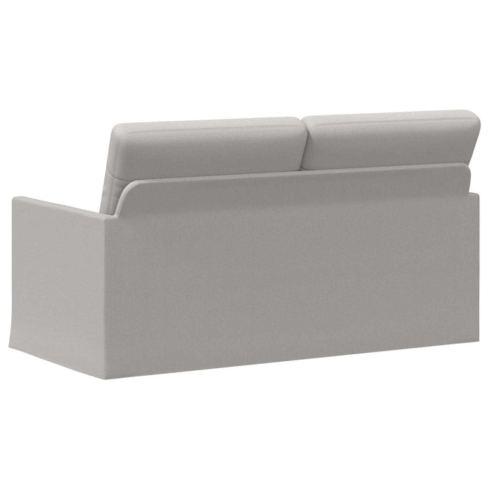 Canapea cu 2 locuri Gri nori 150 x 81 x 82 cm Țesătură WALTI
