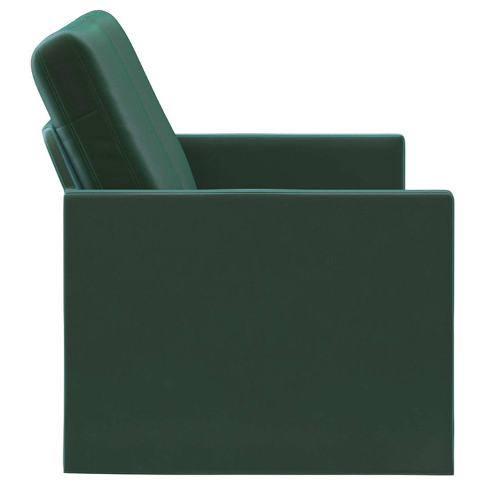 Canapea cu 2 locuri Verde închis 150 x 81 x 82 cm Catifea WALTI