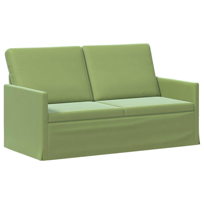 Canapea cu 2 locuri Verde deschis 150 x 81 x 82 cm Catifea WALTI