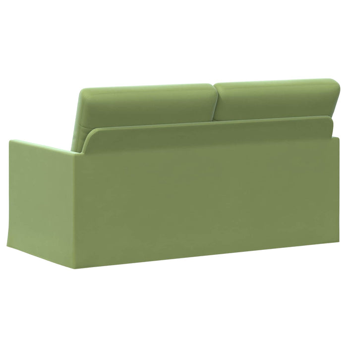 Canapea cu 2 locuri Verde deschis 150 x 81 x 82 cm Catifea WALTI