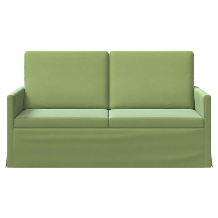 Canapea cu 2 locuri Verde deschis 150 x 81 x 82 cm Catifea WALTI