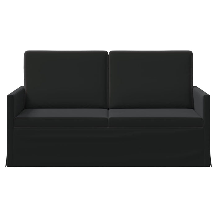 Canapea cu 2 locuri Negru 150 x 81 x 82 cm Catifea WALTI