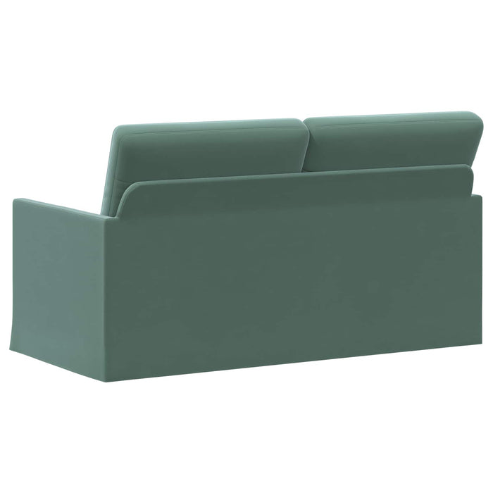 Canapea cu 2 locuri Verde Mării 150 x 81 x 82 cm Catifea WALTI
