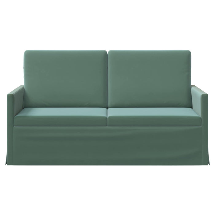 Canapea cu 2 locuri Verde Mării 150 x 81 x 82 cm Catifea WALTI